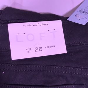 NWT Loft 5 pocket sateen leggings